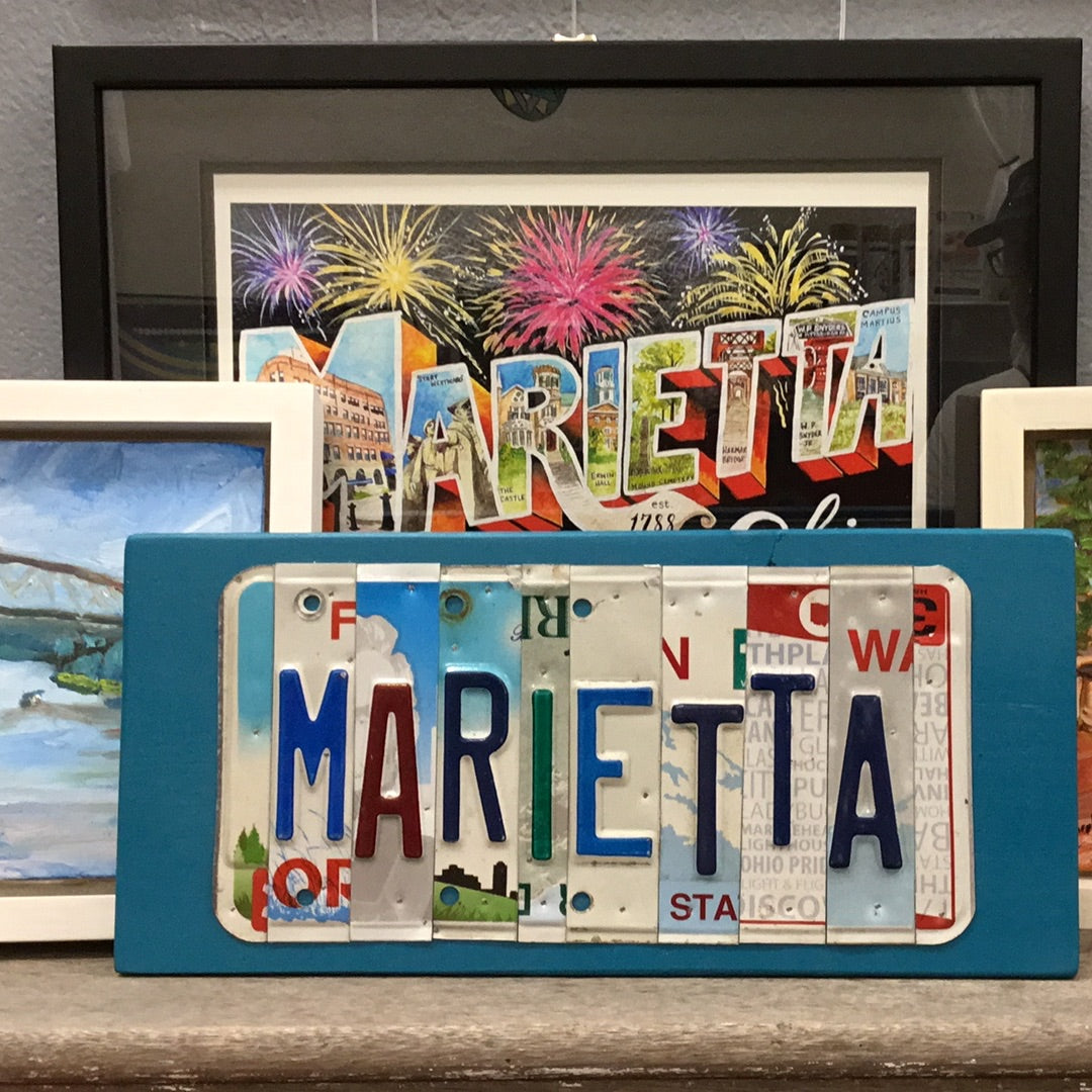 Marietta Metal Art TagOHIOArt